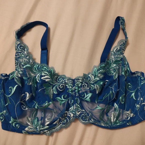 💙 EUC Bundle SOMA Brand Intimates Sensuous Lace Sheer Unlined Underwire, 36DD - Picture 4 of 12